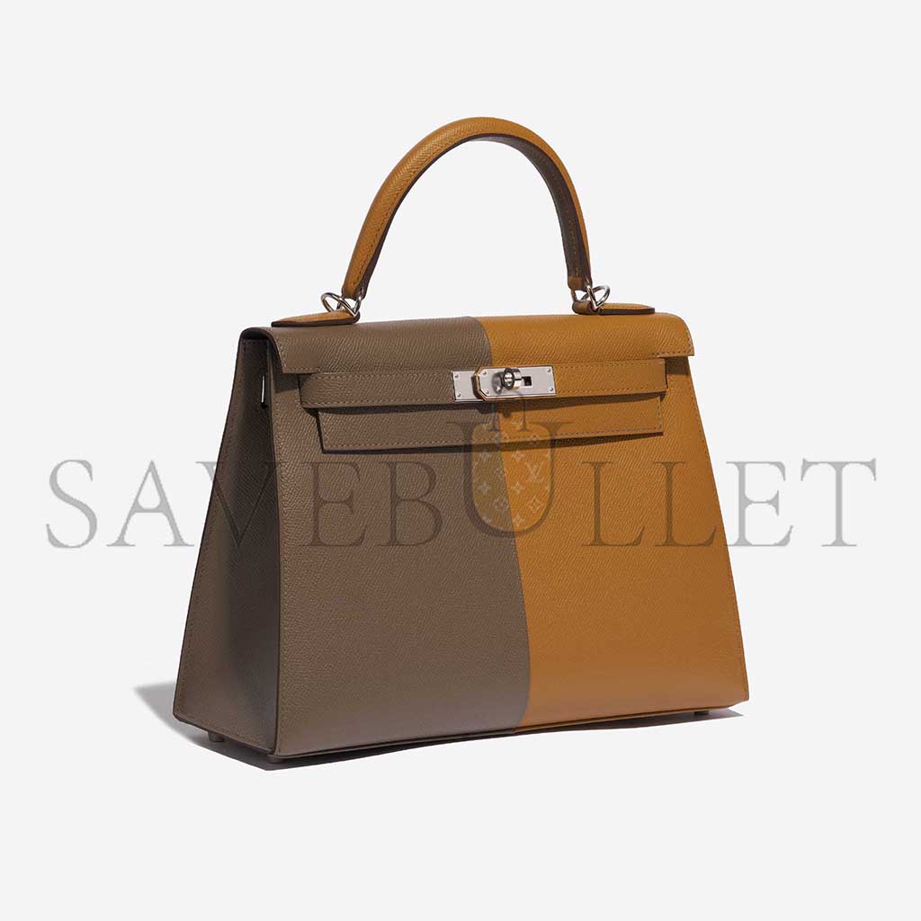 HERMÈS MASTER KELLY 28 EPSOM SESAME BLUE INDIGO (28*22*10cm) 